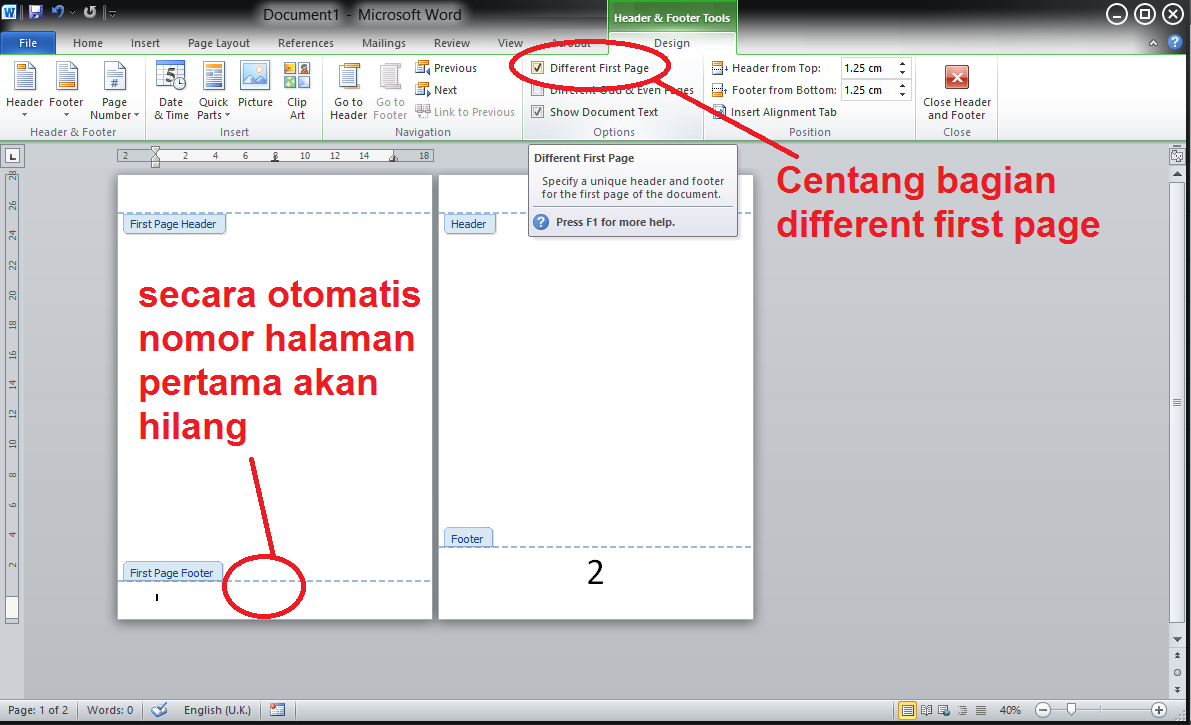 Ternyata Begini Cara Mudah Bagaimana Mengubah Layout Halaman di Word 2007 Secara Terpisah