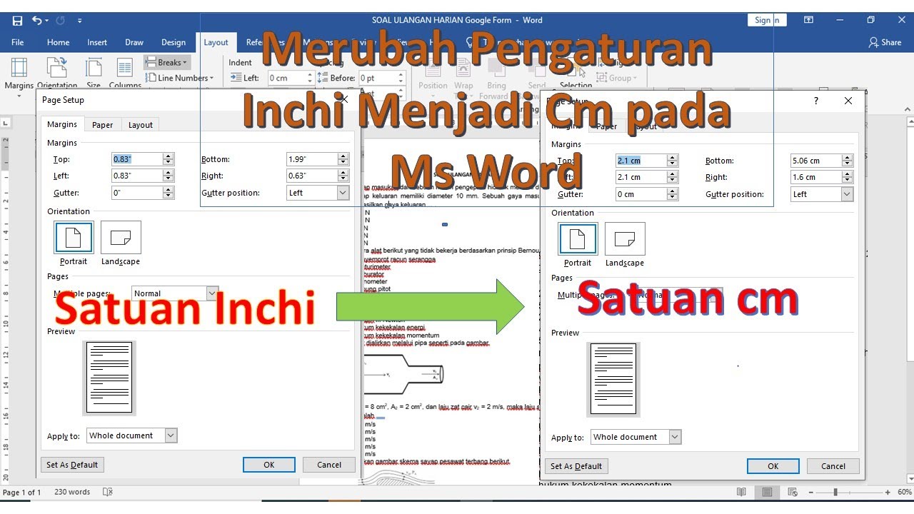 Ternyata Ini Cara Mengubah dr Inchi ke Cm di Word agar Dokumen Anda Tidak Berantakan Lagi