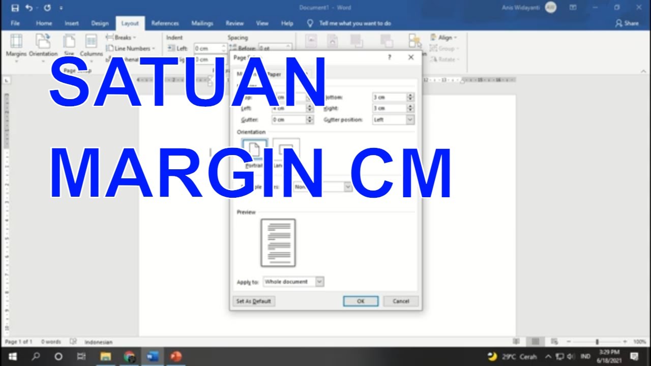 Ternyata Ini Cara Mudah Bagaimana Mengubah Margin Word ke Inc Secara Cepat dan Akurat
