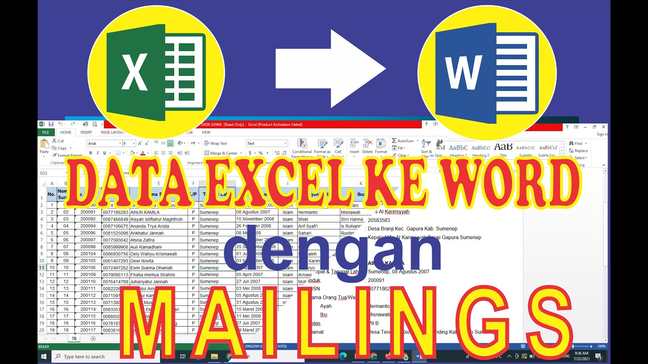 3 Cara Praktis Cara Mengubah Excel 2013 ke Word 2013 Ini Ternyata Sangat Mudah Dilakukan