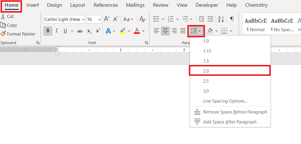 How To Double Line Spacing In Word My Projects