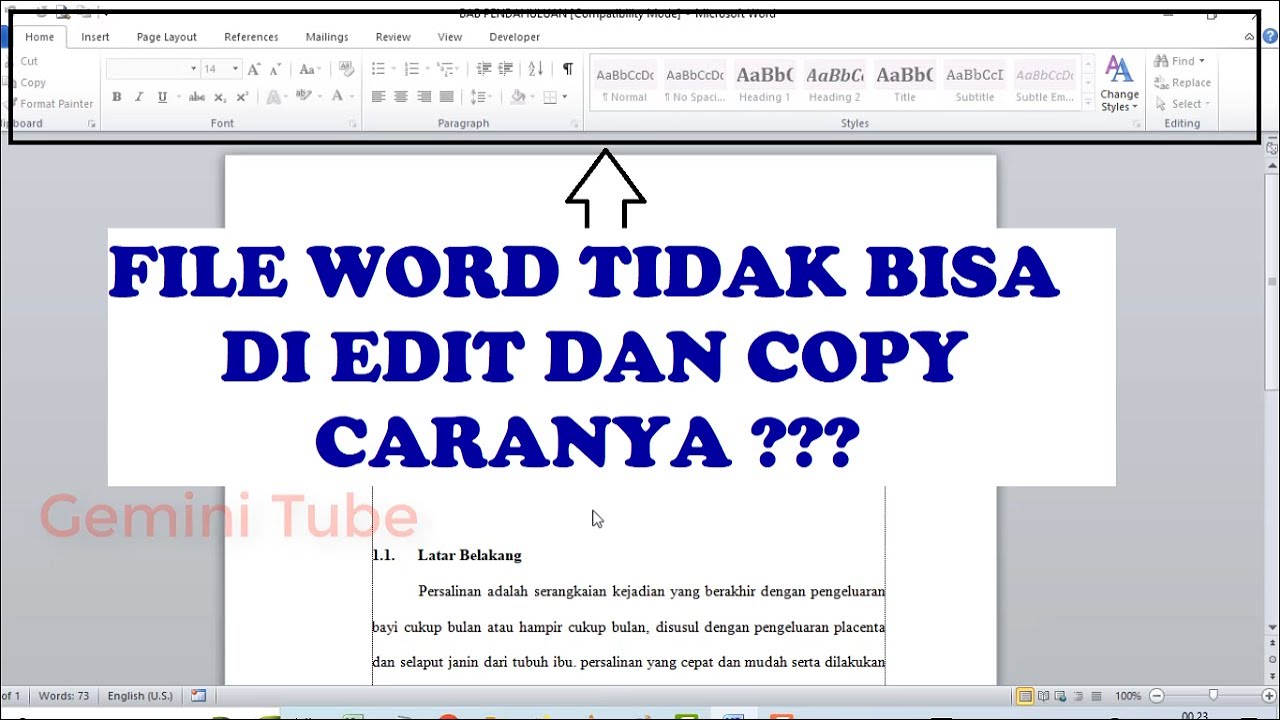 5 Cara Mengubah Dokumen Word Read Only Jadi Bisa Edit di 2026, Wajib Tahu