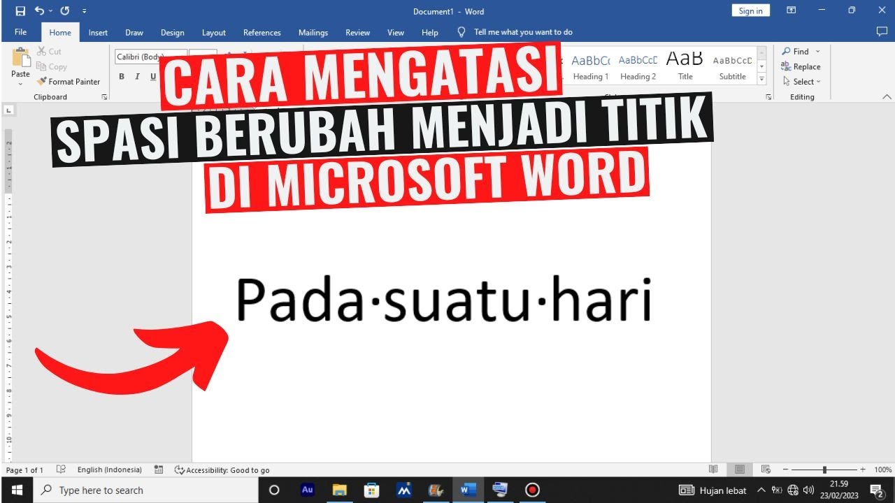 Merangkai Kata Menghadirkan Makna Fenomena Spasi Kata yang Berubah