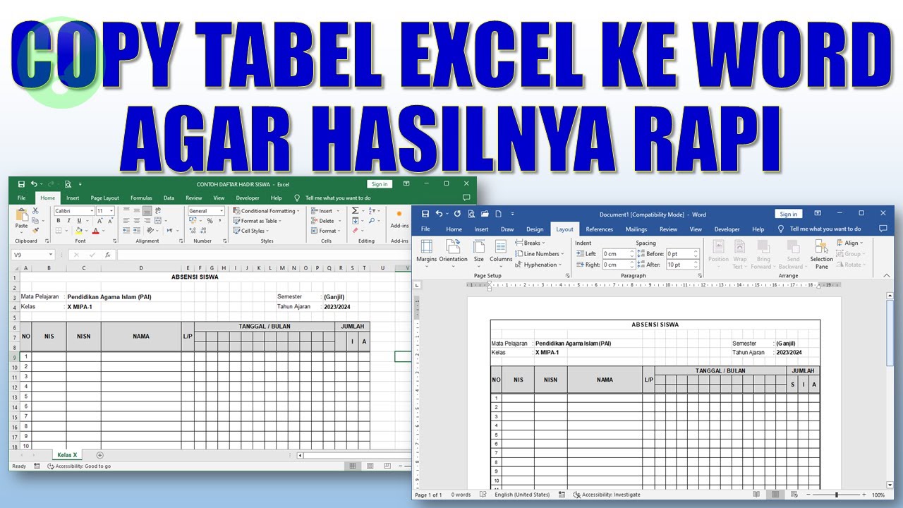 Mengubah Excel Menjadi Word Agar Rapi Panduan Lengkap untuk Presentasi Mengubah Excel Menjadi Word Agar Rapi Panduan Lengkap untuk Presentasi