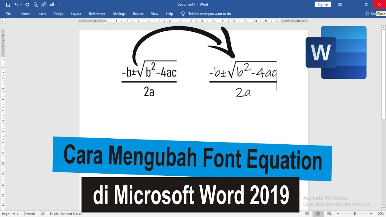 7 Cara Mengubah Equation dalam Word Agar Ternyata Lebih Mudah dari yang Kamu Kira