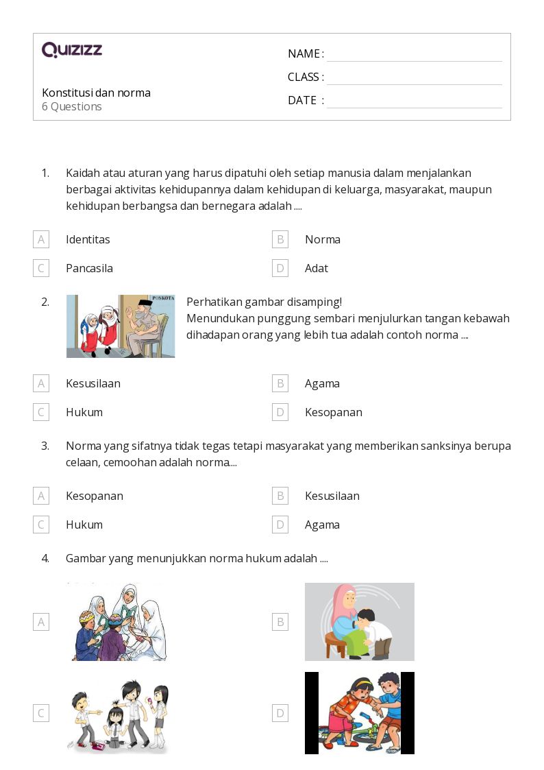 50 lembar kerja Konstitusi untuk Kelas 4 di Quizizz Gratis Dapat 50 lembar kerja Konstitusi untuk Kelas 4 di Quizizz Gratis Dapat