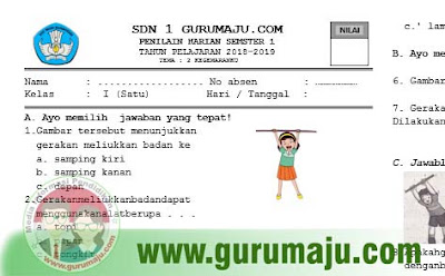 7 Contoh Soal PJOK Semester Kelas 1 Tema 4 yang Wajib Dikuasai Sebelum Ujian 2026