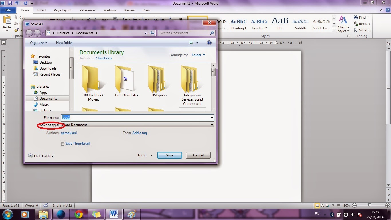 Cara Mengubah Format DOCX ke DOC Cara Mengubah Format DOCX ke DOC