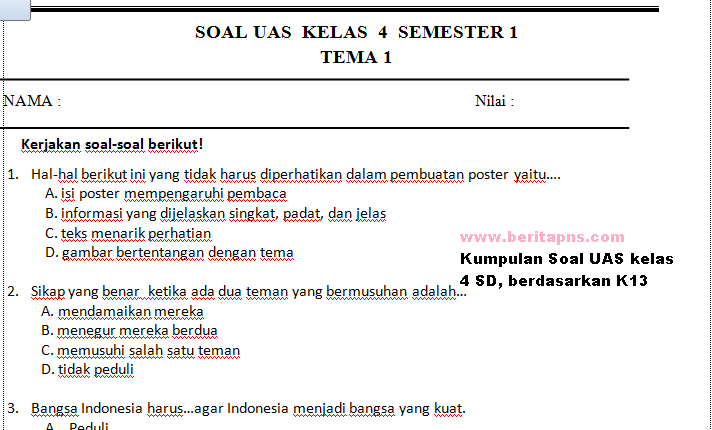 Terbukti 7 Tips Efektif Menguasai Kumpulan Soal Bekas UAS SD Kelas 4 Sebelum Nilai Turun