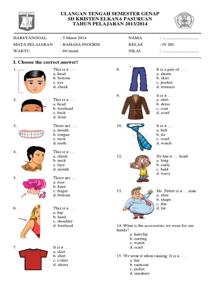 Terbukti Efektif! 5 Kumpulan Soal Bahasa Inggris SD Kelas 4 yang Bikin Anak Cepat Mahir