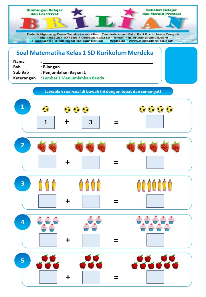 Ternyata Ini Rahasia Cepat Jawab Soal 3 Matematika Untuk Kelas 1 SD Agar Anak Pintar