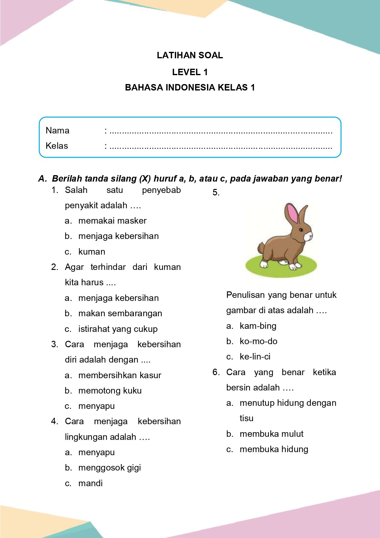 Wajib Tahu Bocoran Soal Bahasa Kelas 1 Semester 2 Agar Anak Siap Ujian Akhir
